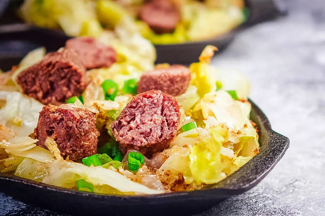 Canned Corned Beef and Cabbage Bake