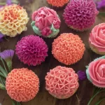 Colorful Floral Cupcake Display: A Sweet Delight for Any Occasion 3 Colorful Floral Cupcake Display
