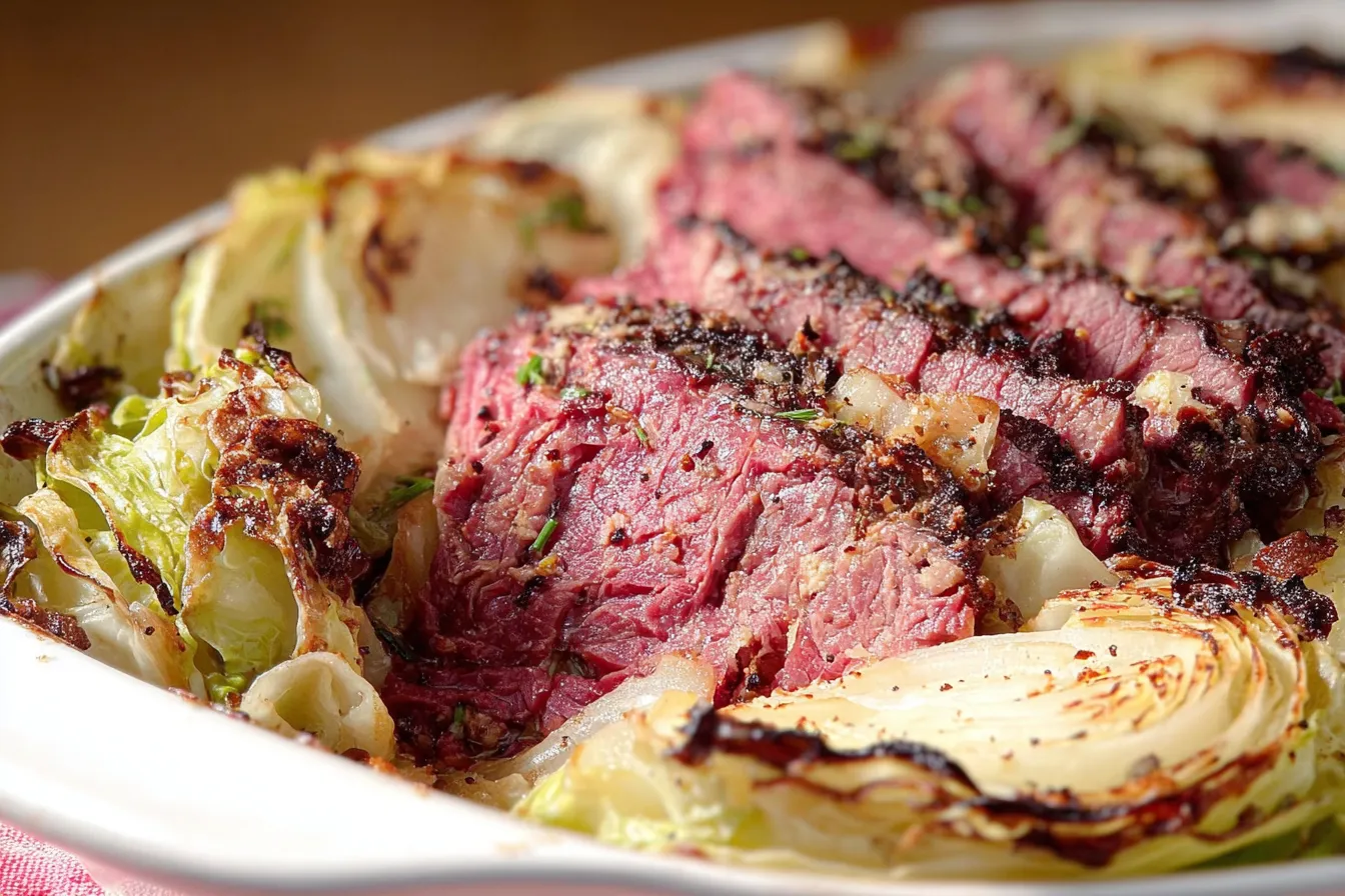 Corned Beef and Cabbage Casserole: A Comforting Delight! 1 Corned Beef and Cabbage Casserole Fresh Out of the Oven