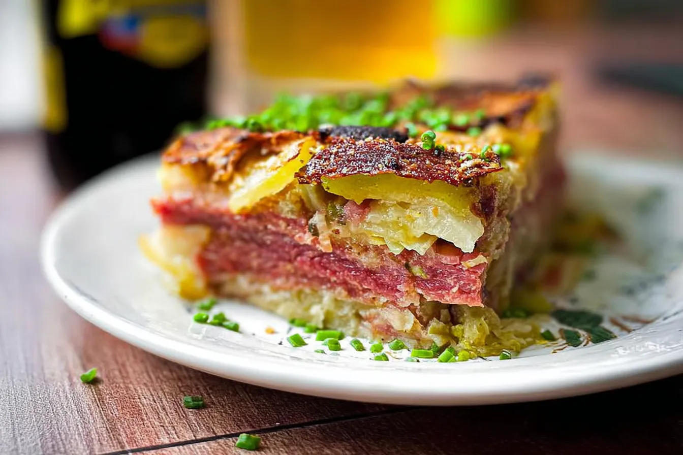 Delicious Corned Beef and Potato Casserole