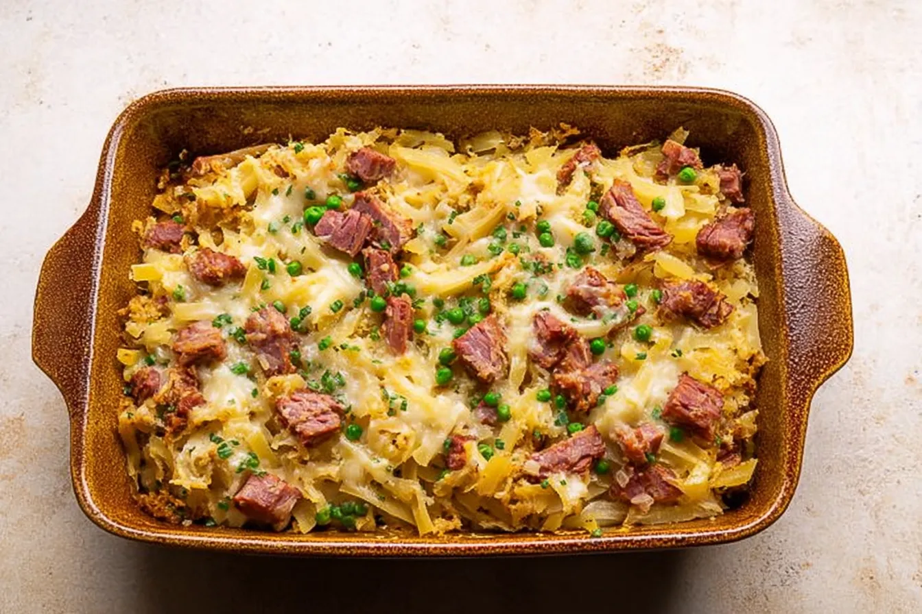 Delicious Corned Beef Dinner Casserole Ready to Serve