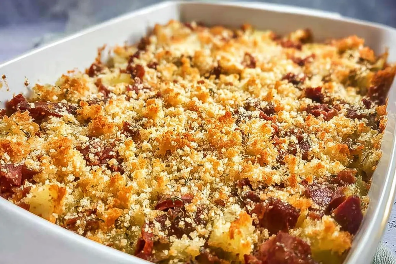 Delicious Corned Beef Hash Casserole Ready to Serve