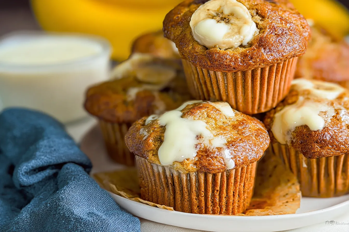 Cream Cheese Banana Muffins