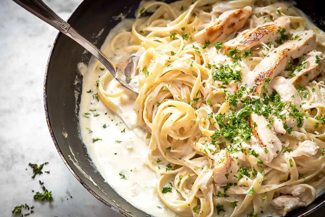 Creamy Chicken Alfredo Pasta: A Delicious Comfort Food Delight 2 Creamy Chicken Alfredo Pasta