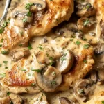 Creamy Mushroom Chicken: A Delicious Dinner Delight 3 Creamy Mushroom Chicken Plated