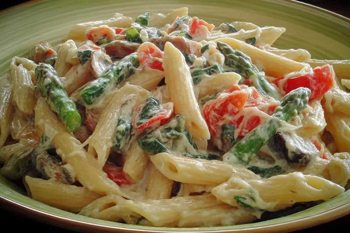 Creamy Pasta Primavera