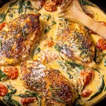 Creamy Tuscan Chicken: A Delightful Dinner Idea 3 Creamy Tuscan Chicken on a Plate