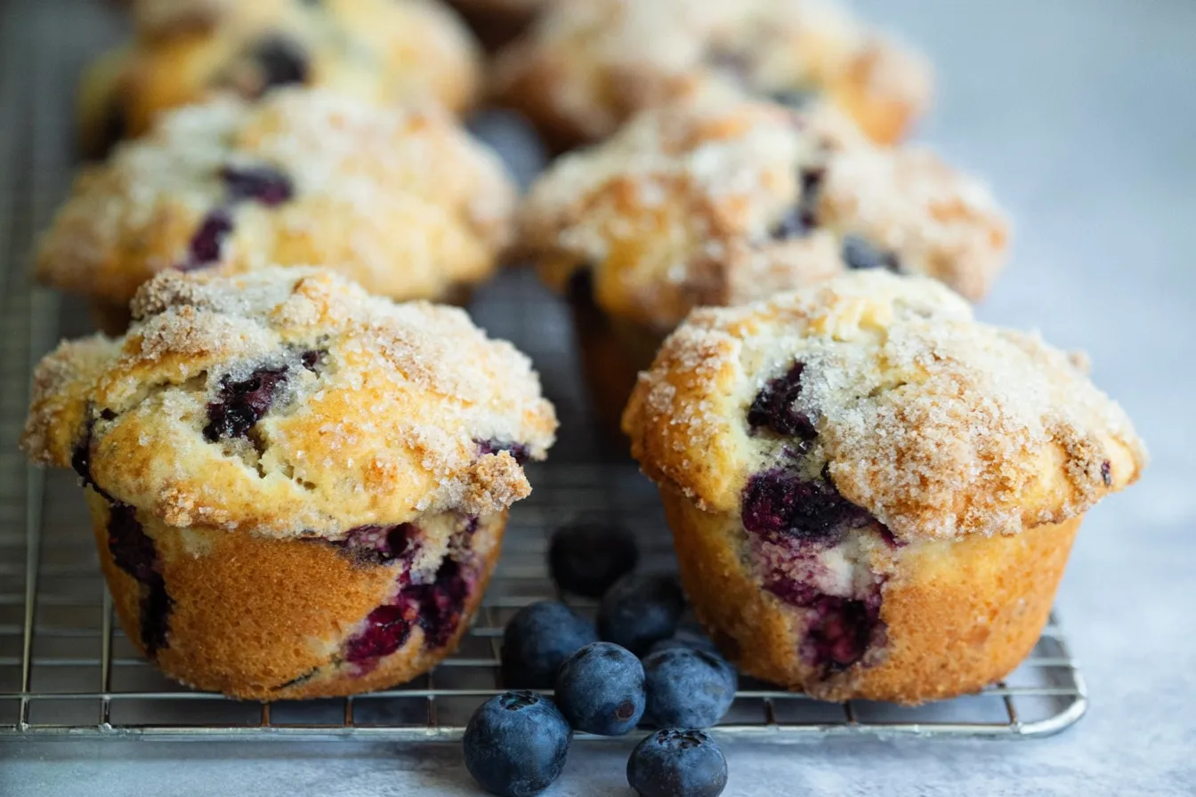 Easy Blueberry Muffins - Bakery Style That Will Delight You Fluffy Easy Blueberry Muffins - Bakery Style