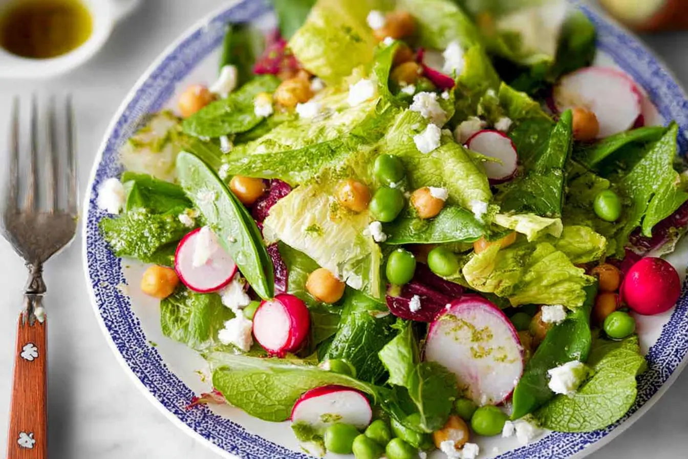 Fresh Spring Garden Salad with Lemon Dressing Recipe 1 Fresh Spring Garden Salad with Zesty Lemon Dressing