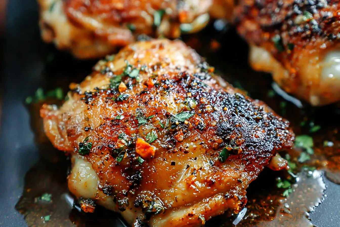Garlic Butter Chicken Thighs