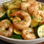 Garlic Butter Shrimp with Zucchini - A Delicious Delight 3 Delicious Garlic Butter Shrimp with Zucchini - Quick Meal