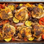 Greek Style Mediterranean Chicken: A Flavorful Delight! 3 Greek Style Mediterranean Chicken on a Platter