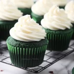 Green Velvet Cupcakes with Cream Cheese Frosting Delight 3 Green Velvet Cupcakes with Cream Cheese Frosting