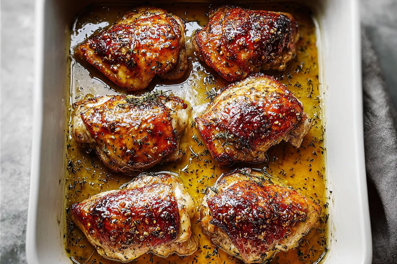Honey Mustard Glazed Chicken: A Delightful Dinner Recipe Honey Mustard Glazed Chicken: Juicy and Flavorful Dish