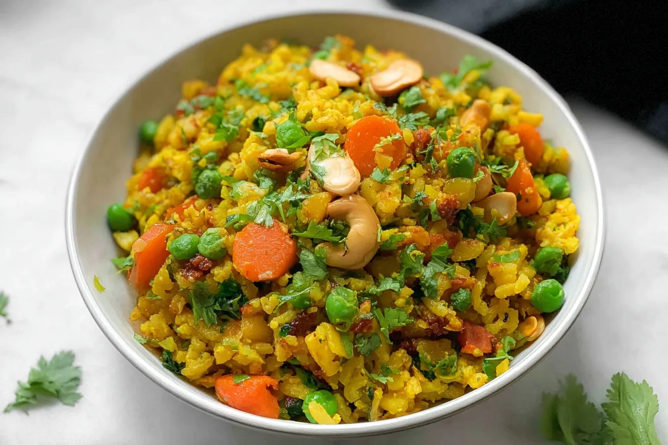 Indian Style Oats Upma: A Healthy Breakfast Delight 2 Indian Style Oats Upma