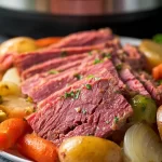 Instant Pot Corned Beef and Vegetables: A Delicious One-Pot Meal 3 Delicious Instant Pot Corned Beef and Vegetables Plated