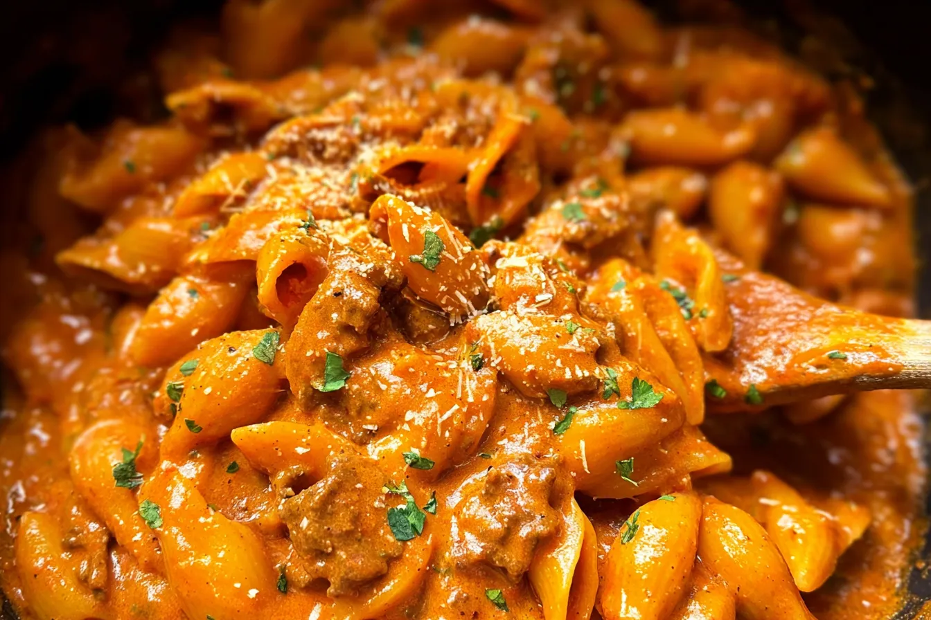 One Pot Beef and Pasta