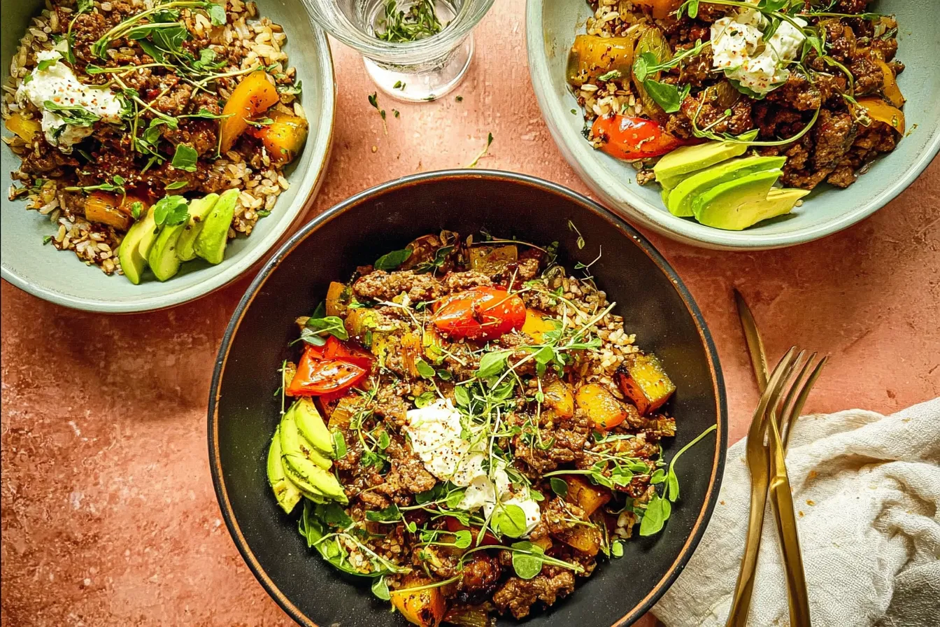 Quick Healthy Skillet Dinner for Weight Loss