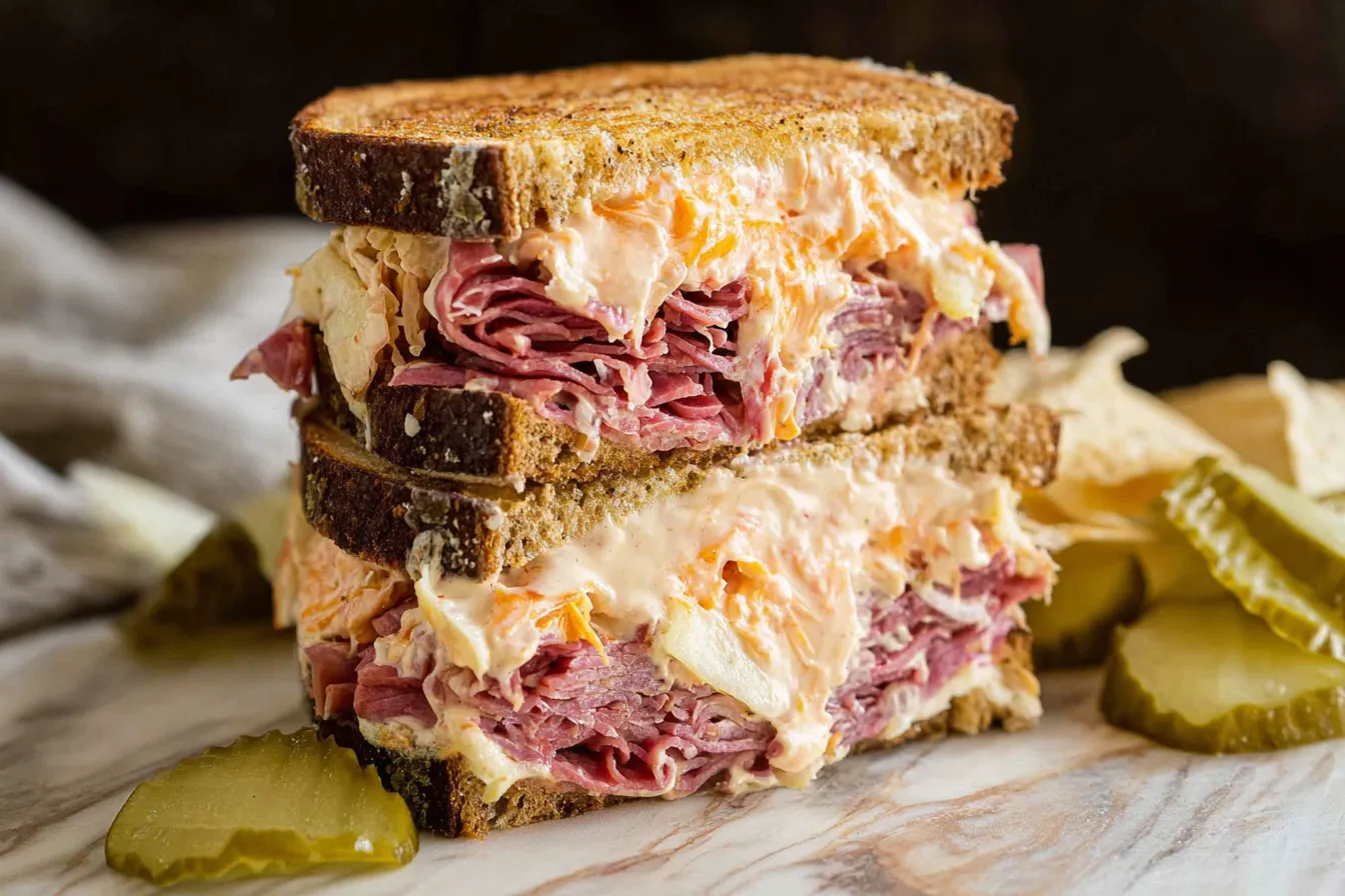 Reuben Sandwich with Homemade Dressing