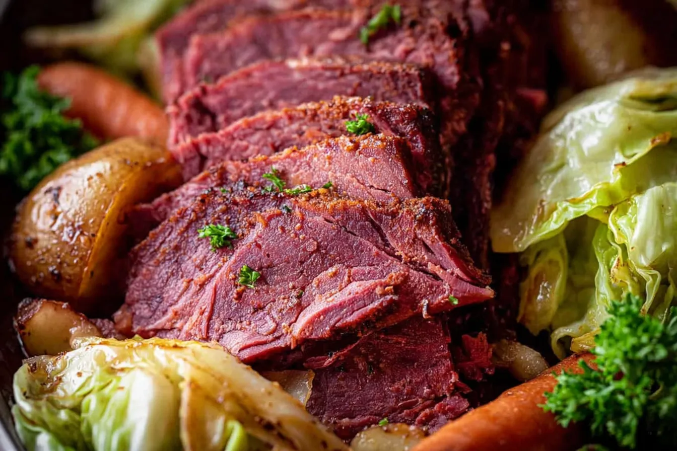 Slow Cooker Corned Beef and Cabbage
