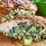 Spinach and Feta Stuffed Chicken: A Delicious Delight 3 Spinach and Feta Stuffed Chicken Fresh Out of the Oven