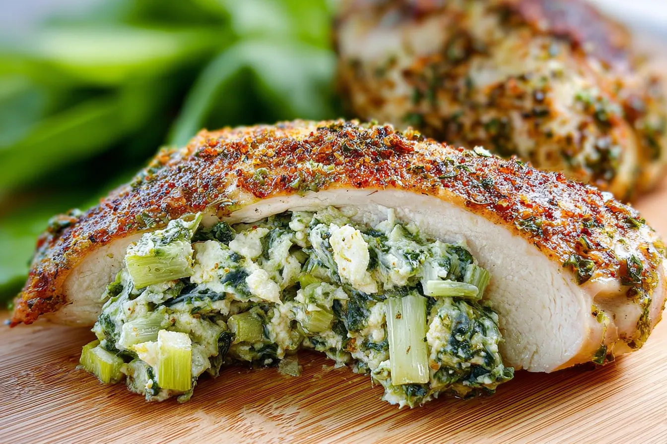 Spinach and Feta Stuffed Chicken: A Delicious Delight 2 Spinach and Feta Stuffed Chicken