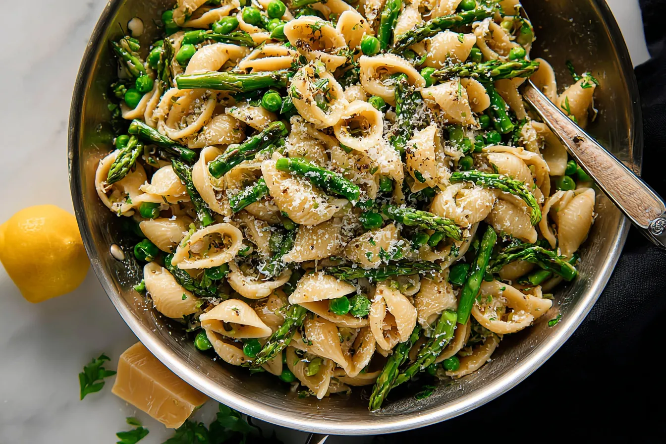 Spring Asparagus Pasta Dish