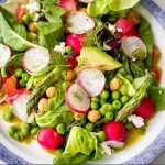 Delicious Spring Garden Salad Featuring Fresh Vegetables