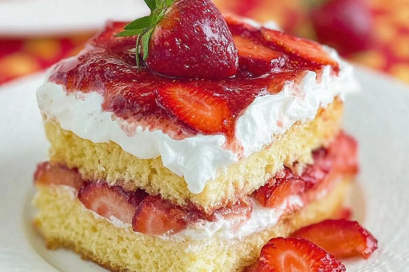 Strawberry Shortcake Slices – A Perfect Summer Treat