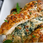 Stuffed Chicken Breast with Spinach