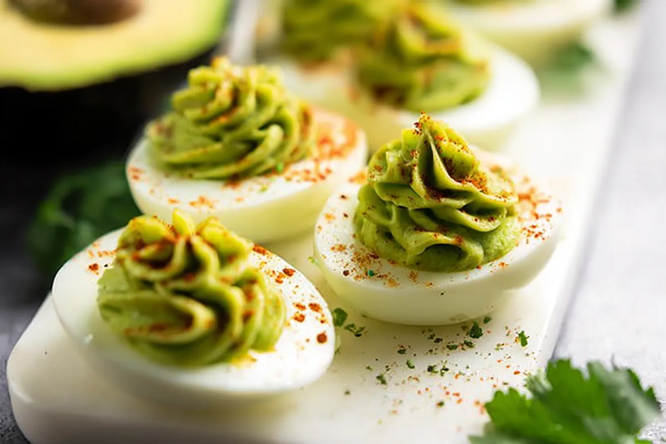 Avocado Deviled Eggs