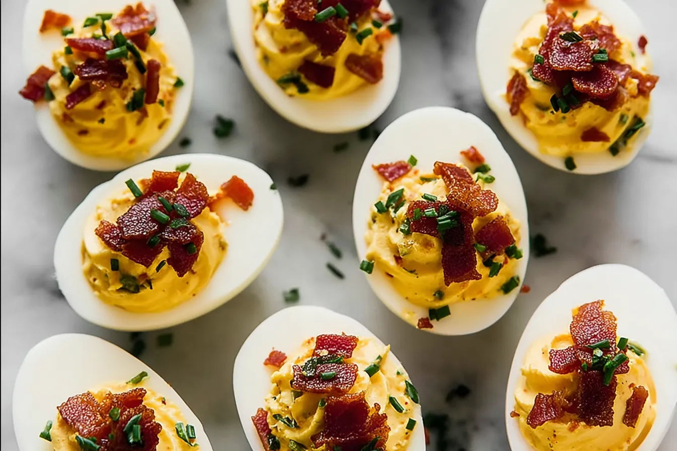 Bacon Deviled Eggs: Deliciously Irresistible Party Bites 2 Bacon Deviled Eggs