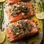 Baked Salmon with Lemon and Herbs