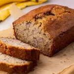 Homemade Banana Bread Fresh Out of the Oven