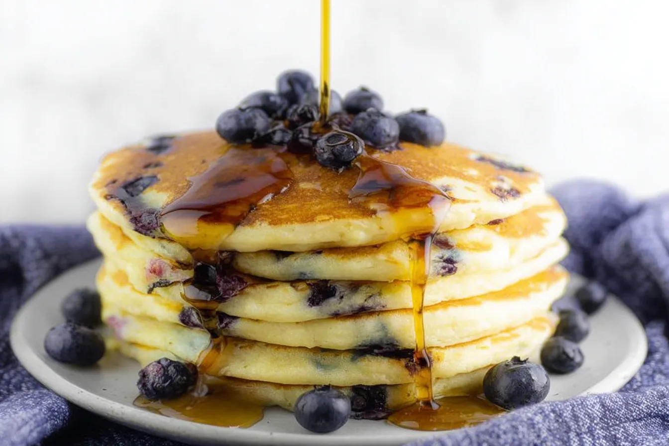 Buttermilk Blueberry Pancakes: A Delightful Breakfast Treat 2 Buttermilk Blueberry Pancakes