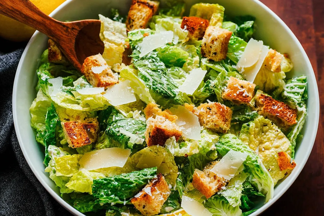 Caesar Salad: A Classic You’ll Love Every Bite Of Fresh Caesar Salad with Homemade Dressing