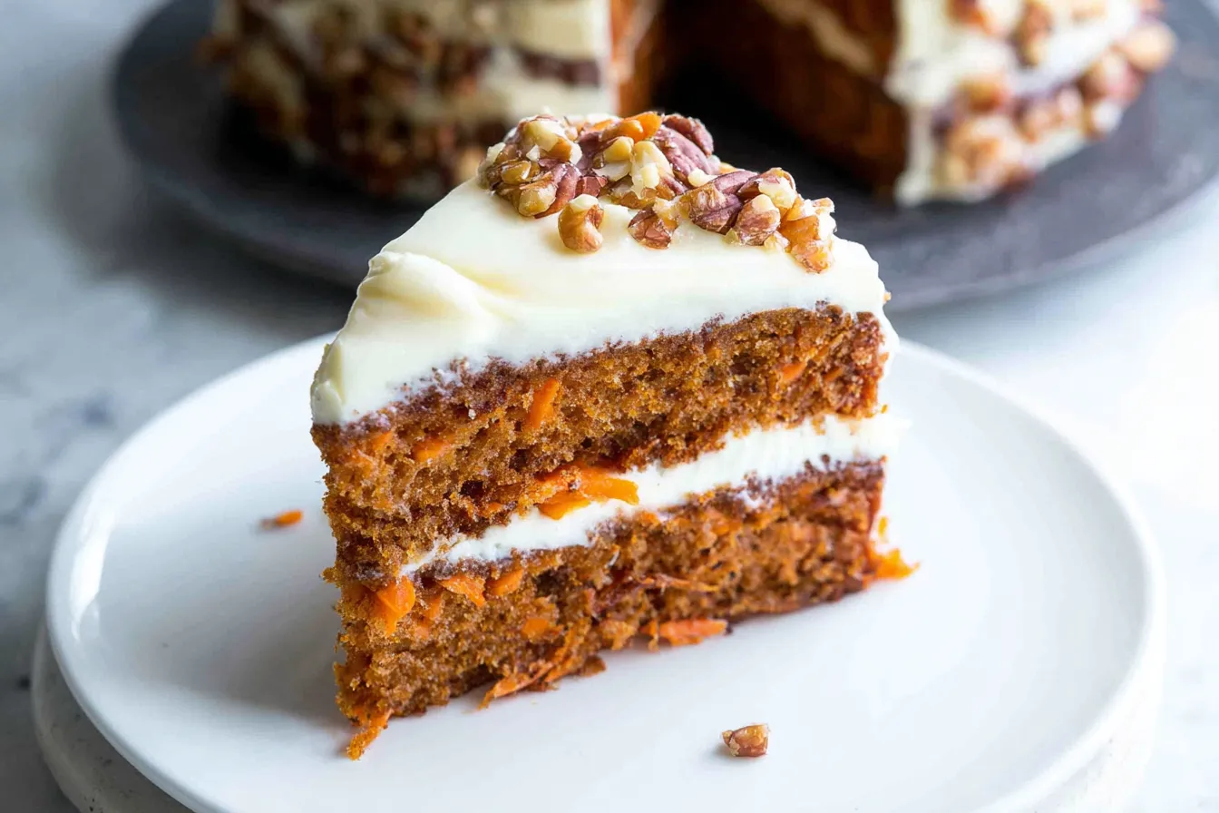 Carrot Cake with Cream Cheese Frosting Bliss Awaits! Delicious Carrot Cake with Cream Cheese Frosting