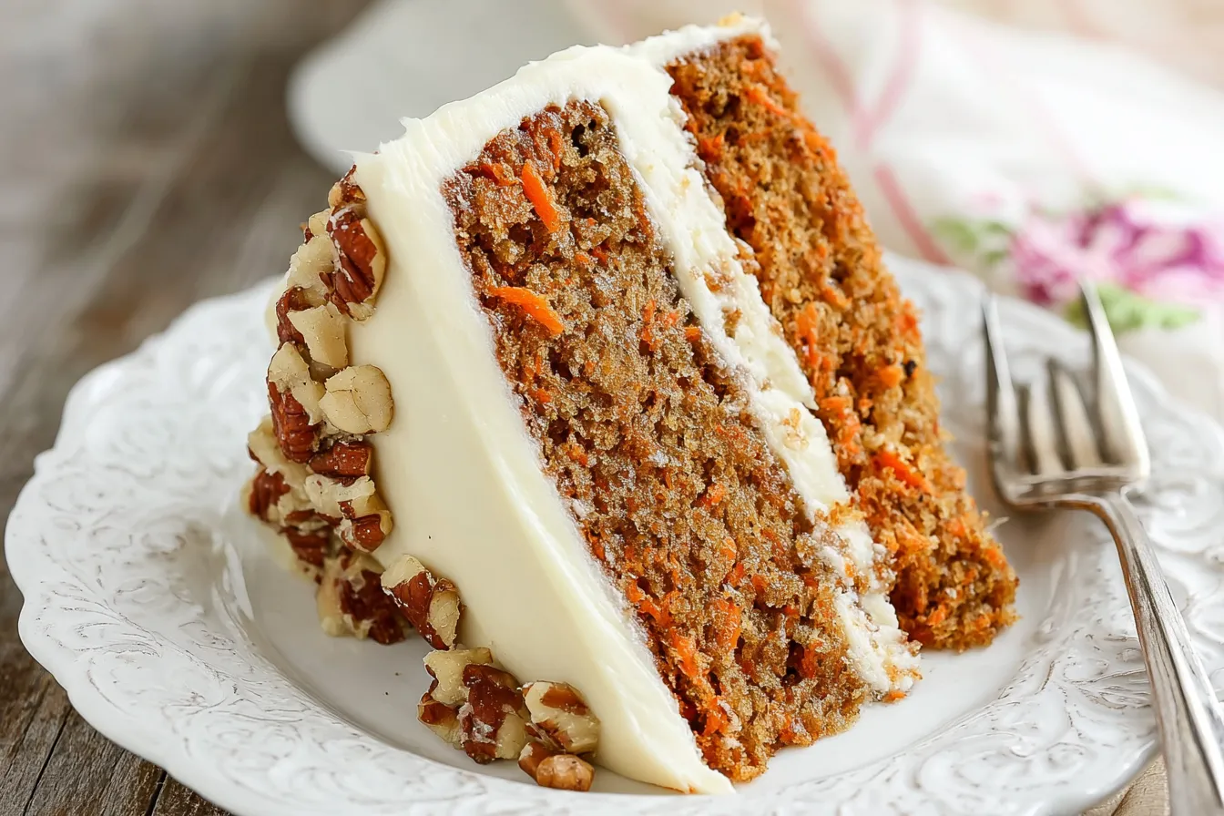 Classic Carrot Cake with Cream Cheese Frosting