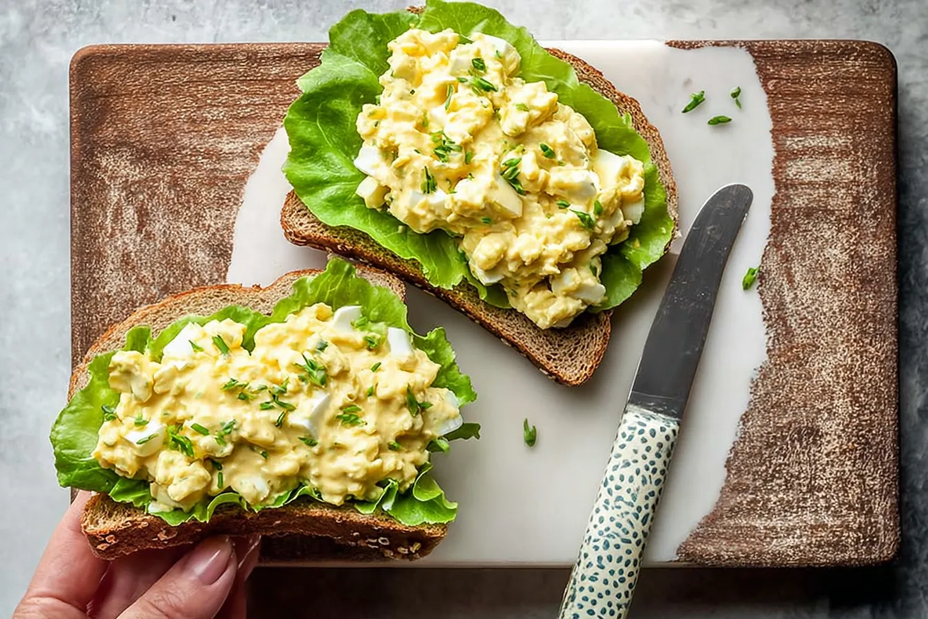 Curried Egg Salad Sandwich