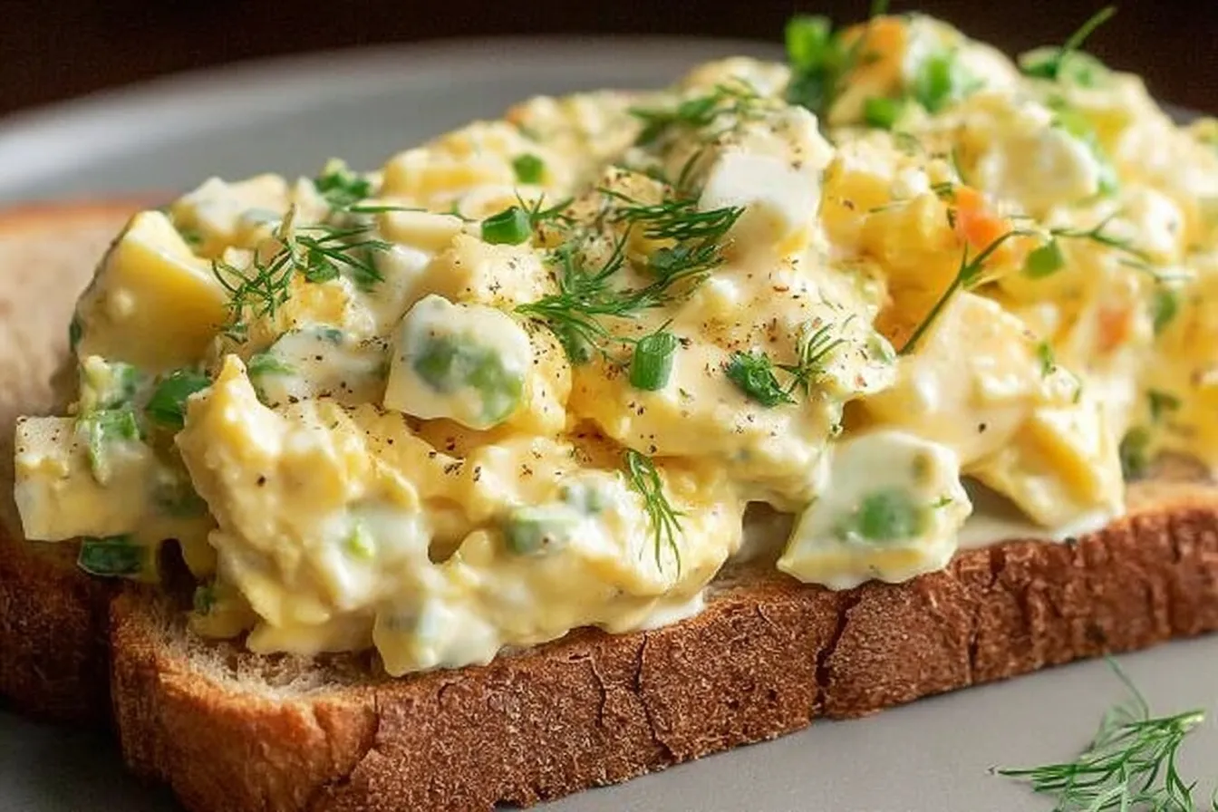 Egg Salad Sandwich with Greek Yogurt: A Delicious Upgrade 1 Delicious Egg Salad Sandwich with Greek Yogurt