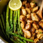 Garlic Butter Chicken Asparagus Pasta: A Delightful Dinner 3 Garlic Butter Chicken Asparagus Pasta on a Plate