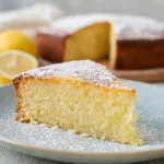 Italian Lemon Ricotta Cake: A Delightfully Tangy Treat 3 Italian Lemon Ricotta Cake Slice on a Plate