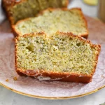 Lemon Poppy Seed Yogurt Bread Freshly Baked