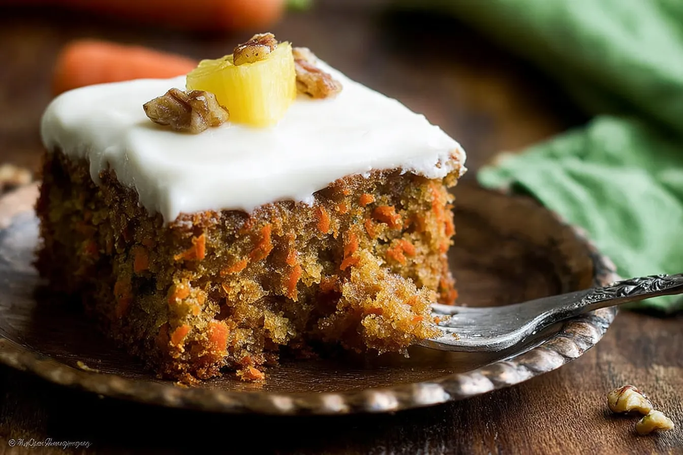 Pineapple Carrot Cake - A Moist and Delicious Delight 2 Pineapple Carrot Cake