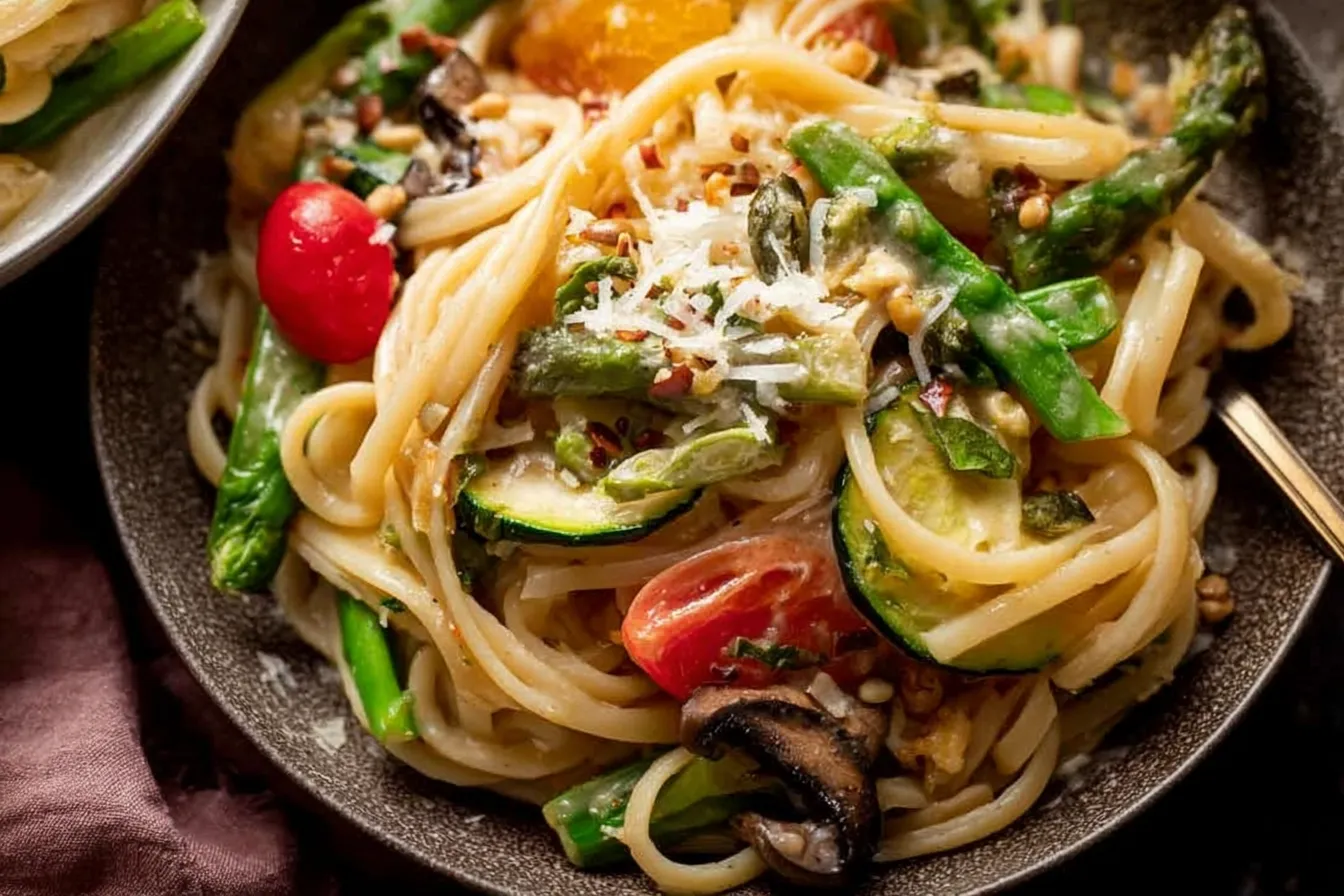 Roasted Vegetable Pasta Primavera