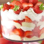 Delicious Strawberry Shortcake Trifle in a Glass