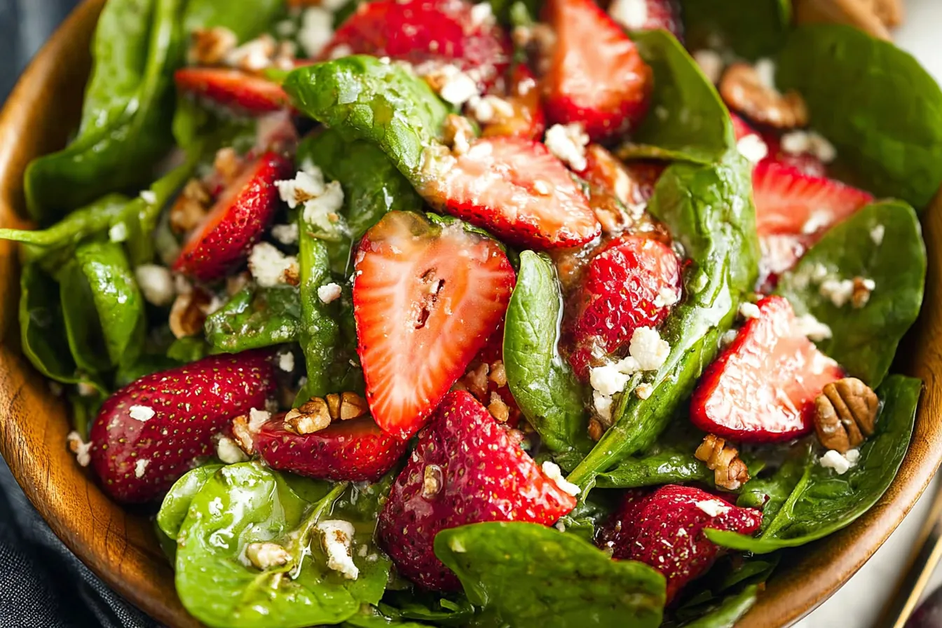 Strawberry Spinach Salad: A Delightful & Healthy Treat 2 Strawberry Spinach Salad