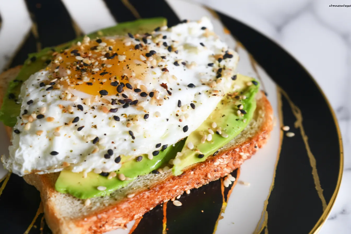 Avocado Egg Toast with Everything Bagel Seasoning Bliss 2 Avocado Egg Toast with Everything Bagel Seasoning