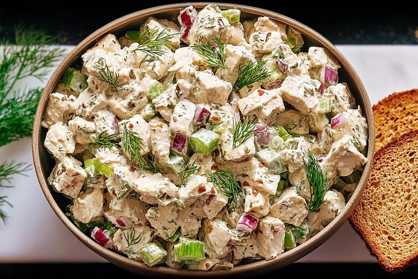 Chicken Salad Sandwich: Delight Your Taste Buds Today! Delicious Chicken Salad Sandwich on a Plate