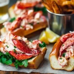 Classic Lobster Rolls Ready to Serve